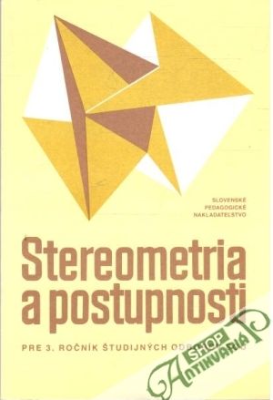 Obal knihy Stereometria a postupnosti