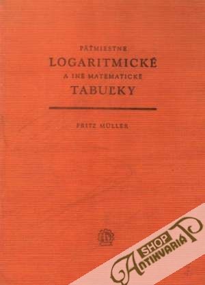 Obal knihy Päťmiestne logaritmické a iné matematické tabuľky 