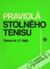 Kolektív autorov - Pravidlá stolného tenisu