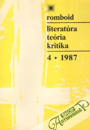 Obal knihy Romboid 4/1987