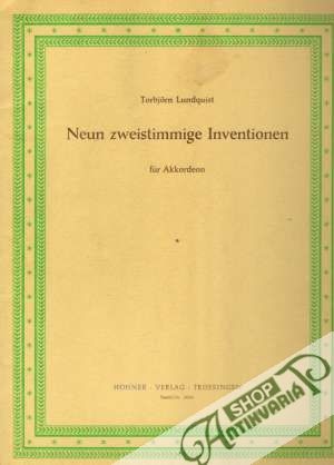 Obal knihy Neun zweistimmige Inventionen fur Akkordeon