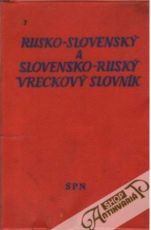 Obal knihy Rusko - slovenský, slovensko - ruský vreckový slovník