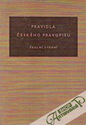 Obal knihy Pravidla českého pravopisu