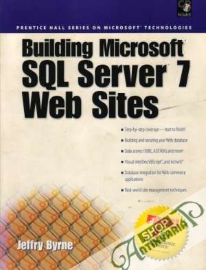 Obal knihy Building Microsoft SQL Server 7 Web Sites