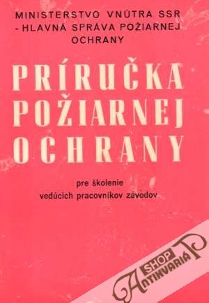 Obal knihy Príručka požiarnej ochrany