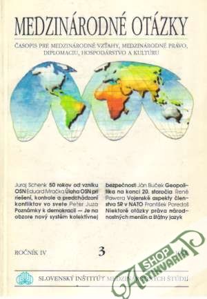 Obal knihy Medzinárodné otázky 3/1995