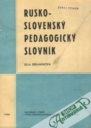 Obal knihy Rusko - slovenský pedagogický slovník