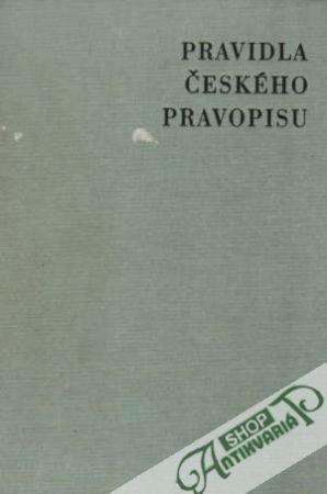 Obal knihy Pravidla českého pravopisu