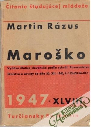Maroško - Príhody detstva - Rázus Martin