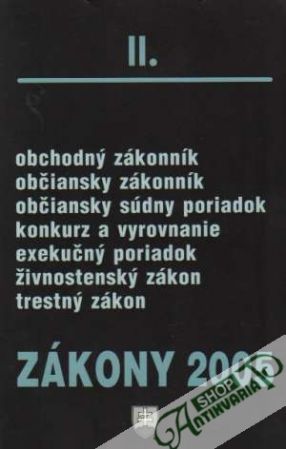 Obal knihy Zákony II. /2005