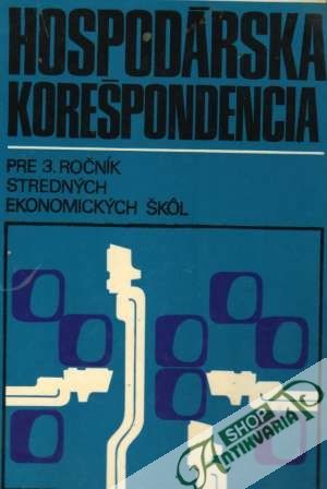 Obal knihy Hospodárska korešpondencia