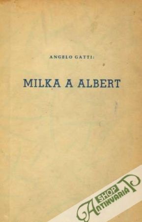 Obal knihy Milka a Albert