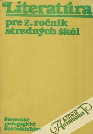 Obal knihy Literatúra pre 2. ročník stredných škôl