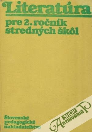 Obal knihy Literatúra pre 2. ročník SŠ