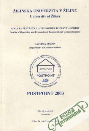 Obal knihy Postpoint 2003