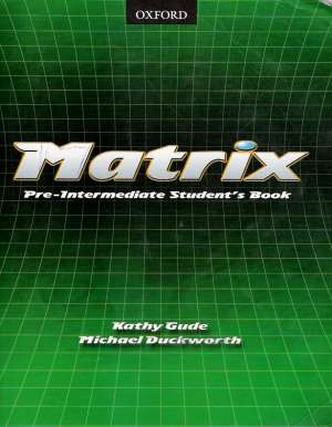 Obal knihy Matrix Pre-Intermediate Student´s Book