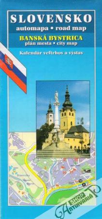 Obal knihy Banská Bystrica - plán mesta