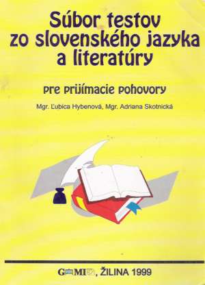 Obal knihy Súbor testov zo slovenského jazyka a literatúry