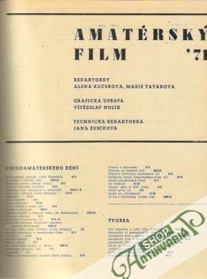 Amatérsky film 1971-1972 - Kolektív autorov