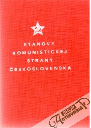 Obal knihy Stanovy Komunistickej strany Československa