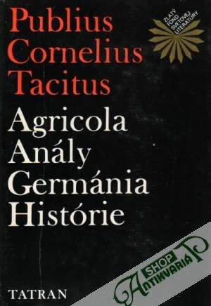 Obal knihy Agricola, Anály, Germánia, Histórie