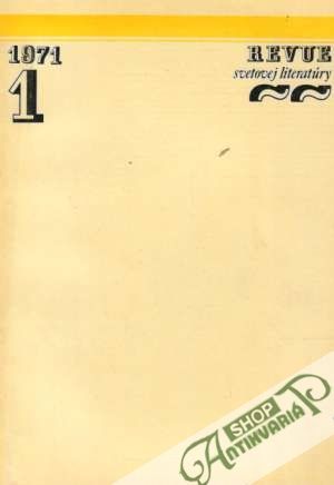 Obal knihy Revue svetovej literatúry 1/1971