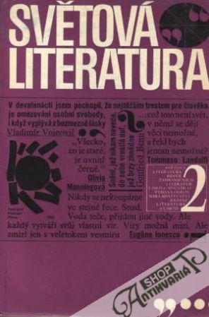 Obal knihy Světová literatura 2/1968