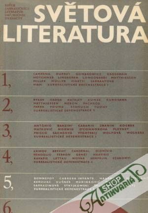Obal knihy Světová literatura 5/1967