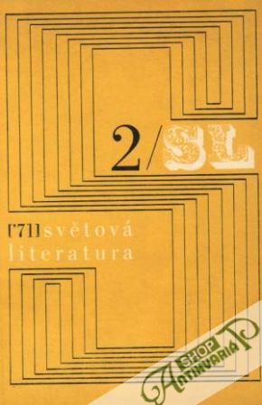 Obal knihy Světová literatura 2/1971