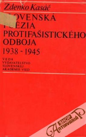 Obal knihy Slovenská poézia protifašistického odboja 1938-1945