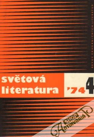 Obal knihy Světová literatura 4/1974