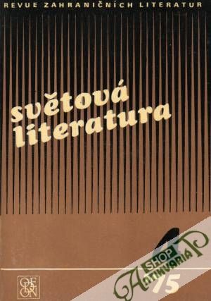 Obal knihy Světová literatura 4/1975