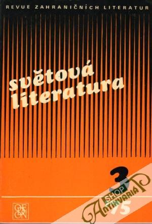 Obal knihy Světová literatura 3/1975