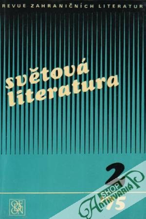 Obal knihy Světová literatura 2/1975