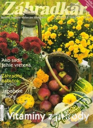 Obal knihy Záhradkár 11/2002