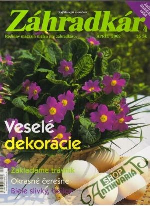 Obal knihy Záhradkár 4/2002