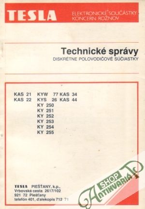 Obal knihy Technické správy