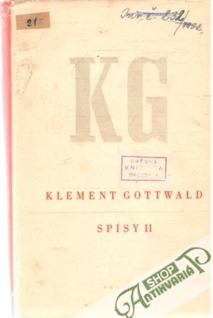 Spisy II. - Gottwald Klement