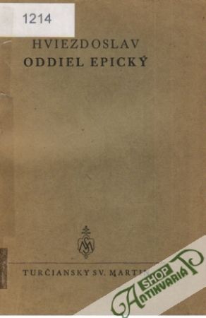 Obal knihy Sobrané spisy básnické III. - Oddiel epický