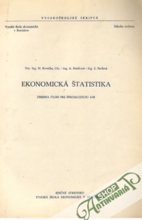 Ekonomická štatistika - Kovačka / Kostková
