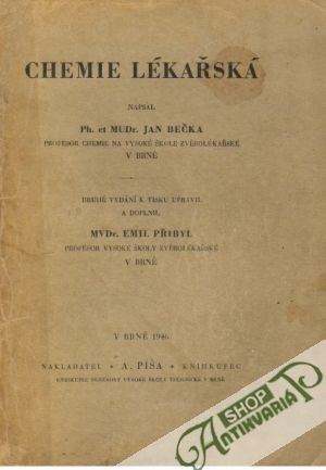 Obal knihy Chemie lékařská