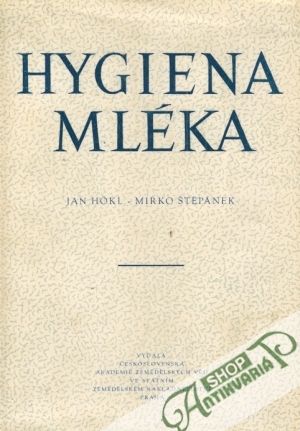 Obal knihy Hygiena mléka