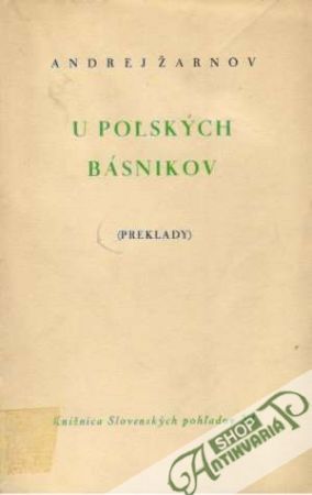 Obal knihy U poľských básnikov /preklady/