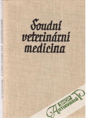 Obal knihy Soudní veterinární medicina