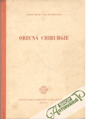Obal knihy Obecná chirurgie
