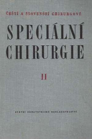 Obal knihy Speciální chirurgie II. /IV.-V.díl/