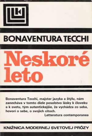 Obal knihy Neskoré leto