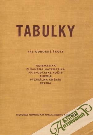 Obal knihy Tabuľky pre odborné školy