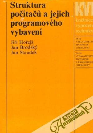 Obal knihy Struktura počítačú a jejich programového vybavení