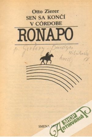 Sen sa končí v Córdobe - Zierer Otto